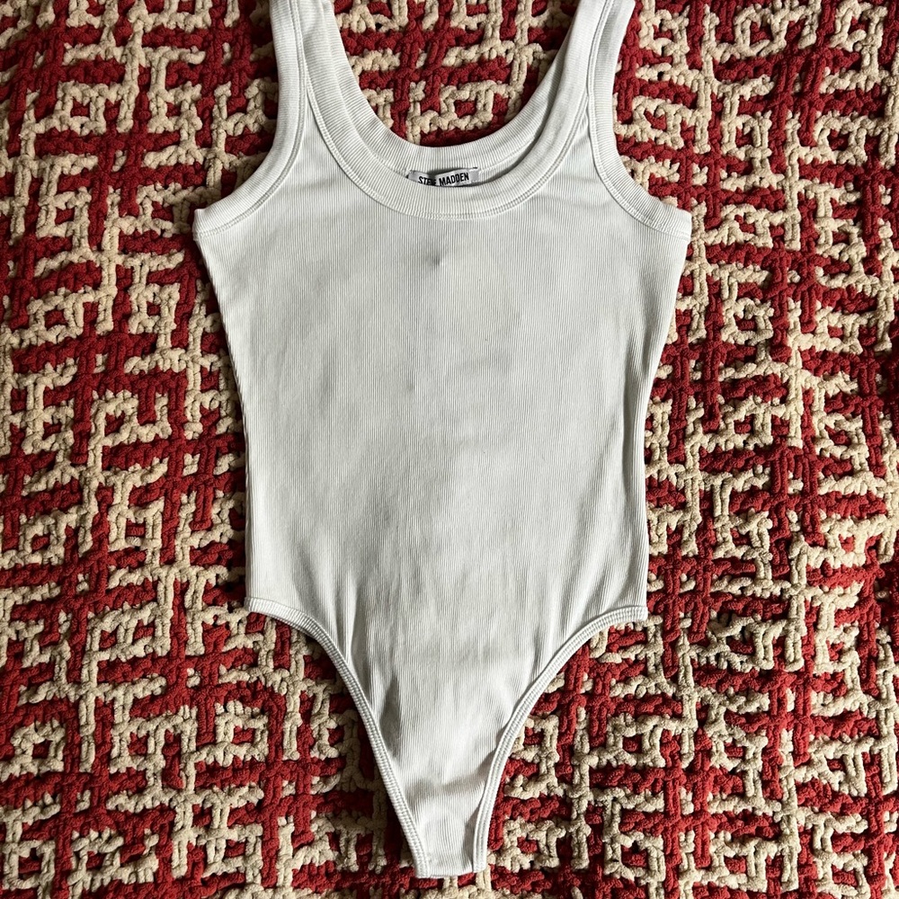 Steve Madden White Bodysuit